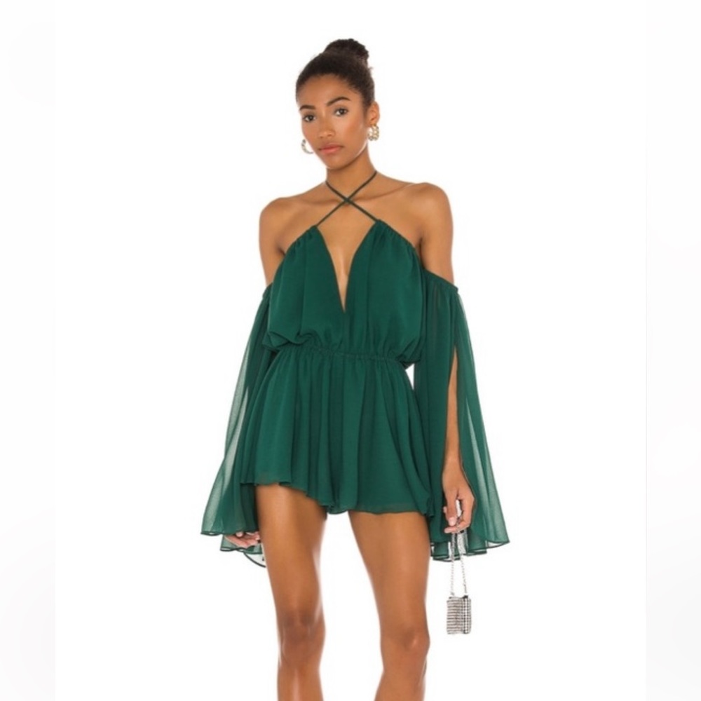 Mishka Romper in Green